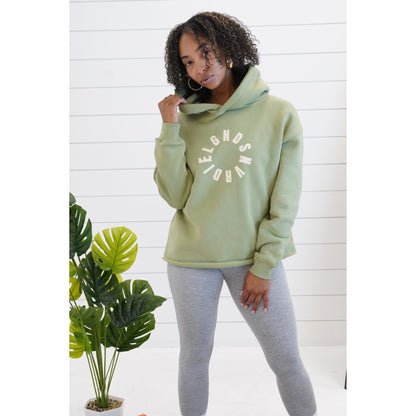 Cozy Raw Edge Hoodie